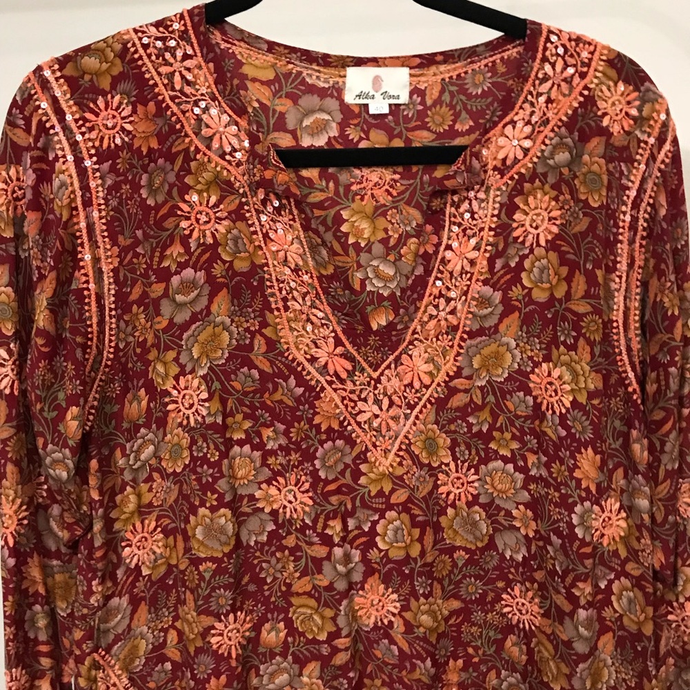 Silk tunic